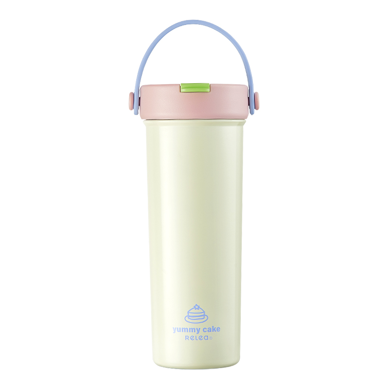 物生物(RELEA)妙乐保温杯600ML JV012470 单位：个 蓝莓蛋糕